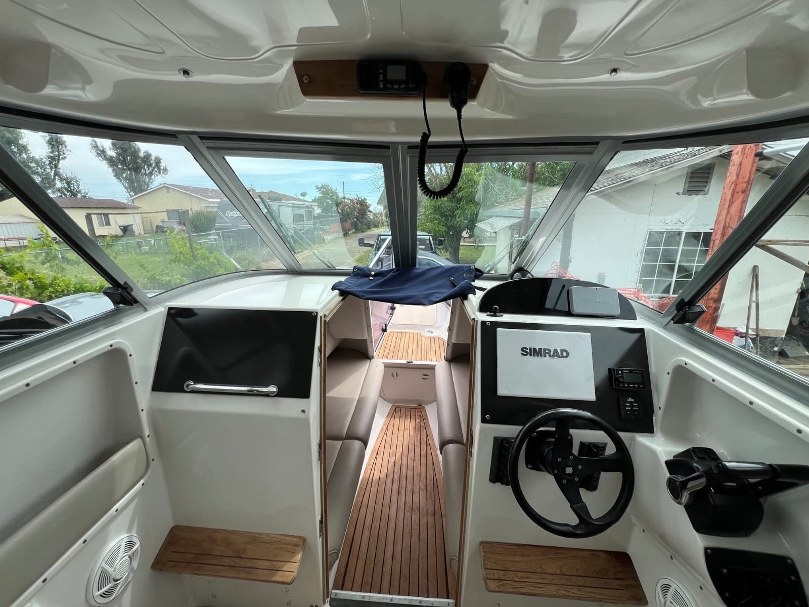 2005 Protector Targa 28 RHIB Boat - Twin Yamaha 200HP, Rescue, Zodiac, Teak 28' view 13