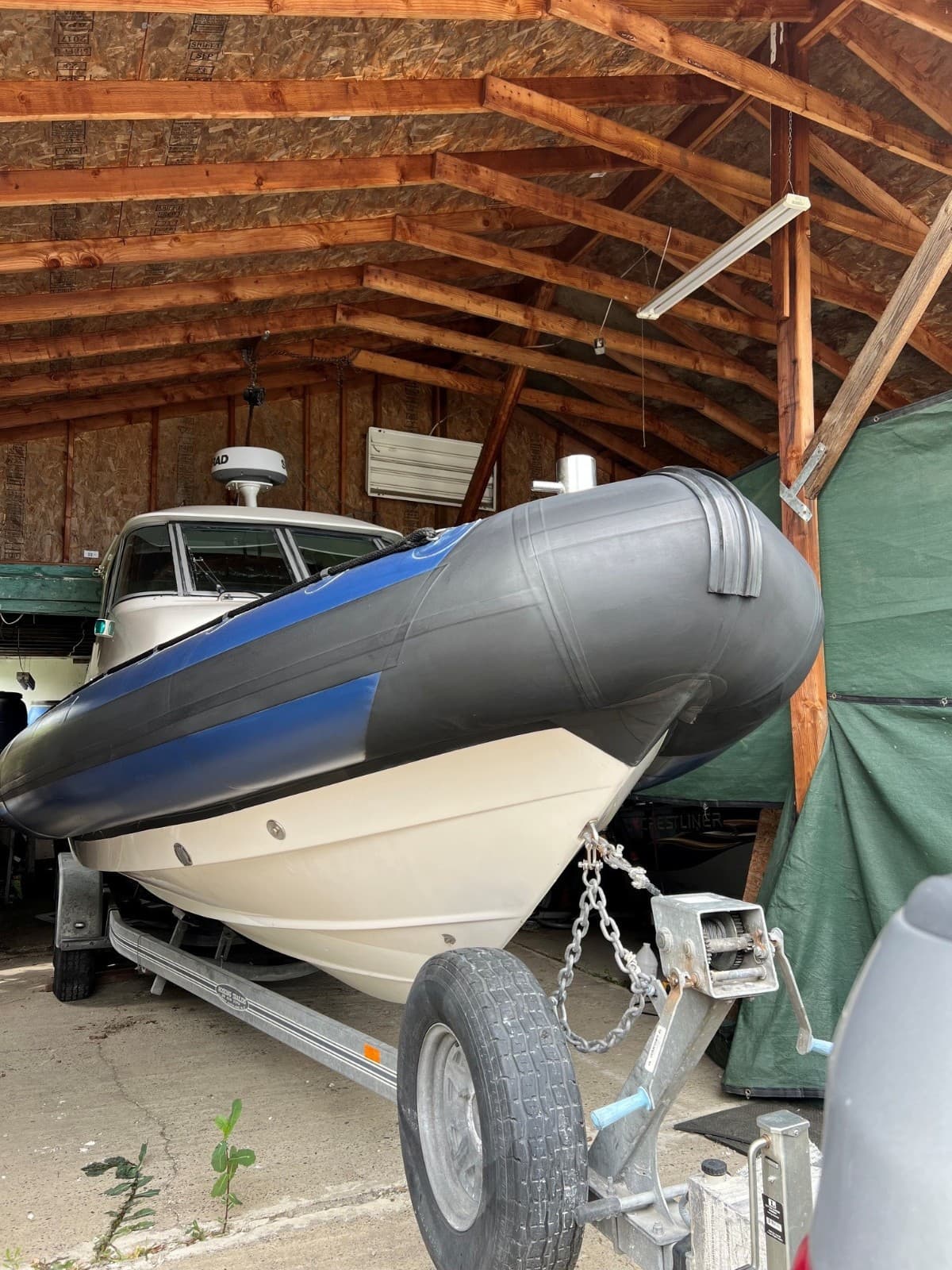 2005 Protector Targa 28 RHIB Boat - Twin Yamaha 200HP, Rescue, Zodiac, Teak 28' view 4