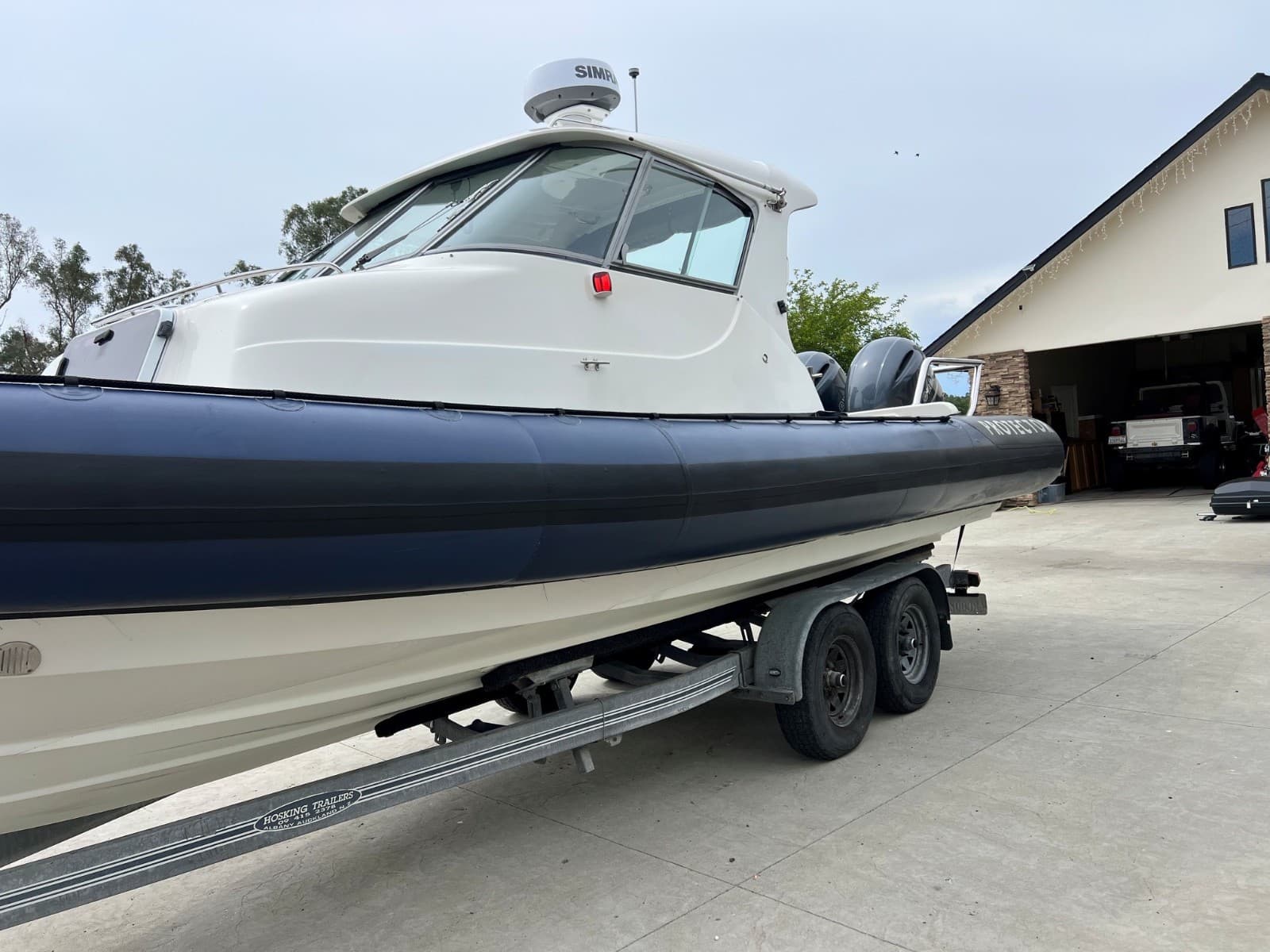 2005 Protector Targa 28 RHIB Boat - Twin Yamaha 200HP, Rescue, Zodiac, Teak 28' view 10